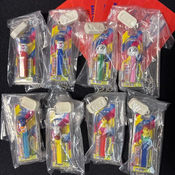 PEZ ボールチェーンマスコット 全8種セット