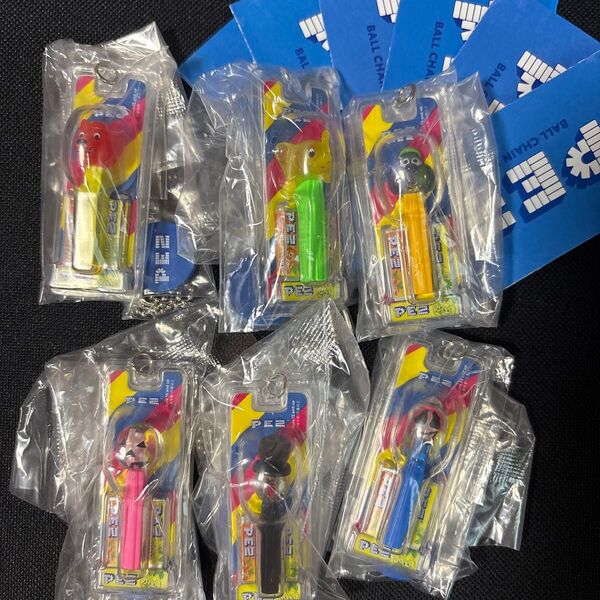 ケンエレファント PEZ ペッツ ミニチュア ボールチェーンマスコット Vol.2 全 6種