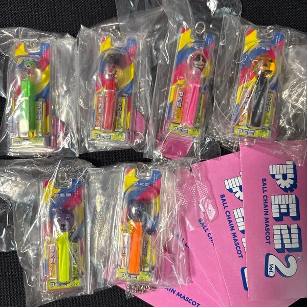 PEZ ボールチェーンマスコット 全6種セット