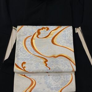 6通柄袋帯 リメイク 金銀糸 アンティーク 袋帯