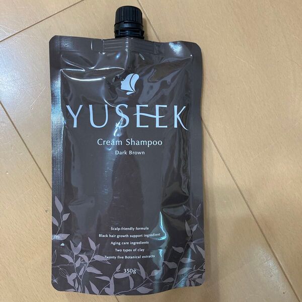 YUSEEK クリームシャンプー ダークブラウン 350g