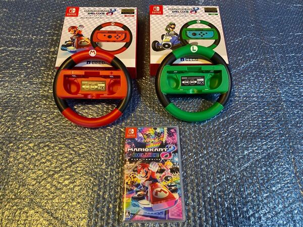 Nintendo Switch マリオカート 8DX ハンドルコントローラー2種セット