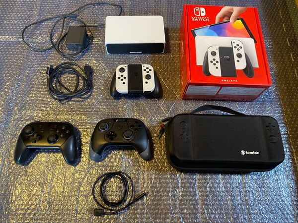 (注意 本体ありません) Nintendo Switch 有機ELモデル 周辺機器のみ プロコン TOMTOC