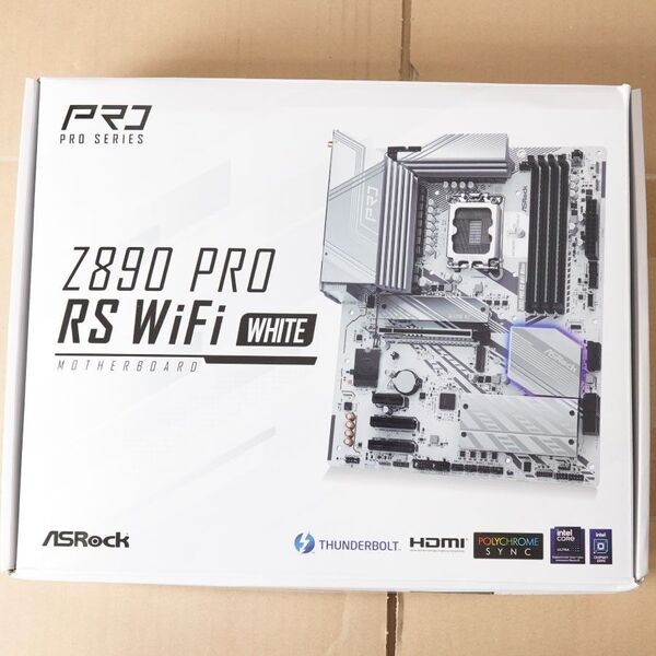 ASRock Z890 Pro RS WiFi White【中古美品】