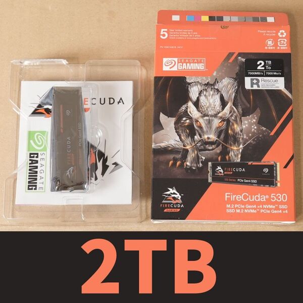 Seagate FireCuda 530 2TB(NVMe SSD 2TB PCIe Gen4)