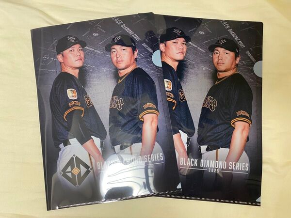 巨人 読売ジャイアンツ BLACK DIAMOND SERIES 2025 坂本勇人 長野久義 クリアファイル 2枚セット 未使用