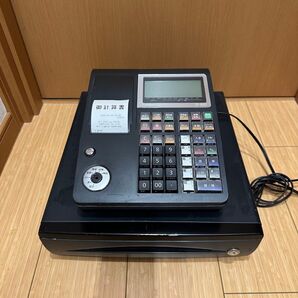 カシオレジスター10部門 CASIO TE-300(BK)レシート紙付き