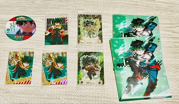 僕のヒーローアカデミア ヒロアカ デク 緑谷出久まとめ売り ミニクリアファイル ヒロアカウエハースレア ショコラグーテレア