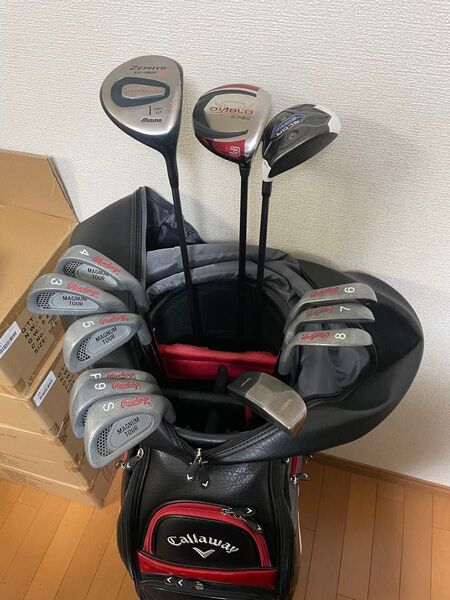 ゴルフクラブセット キャディバッグなし #b7130hj フレックスR