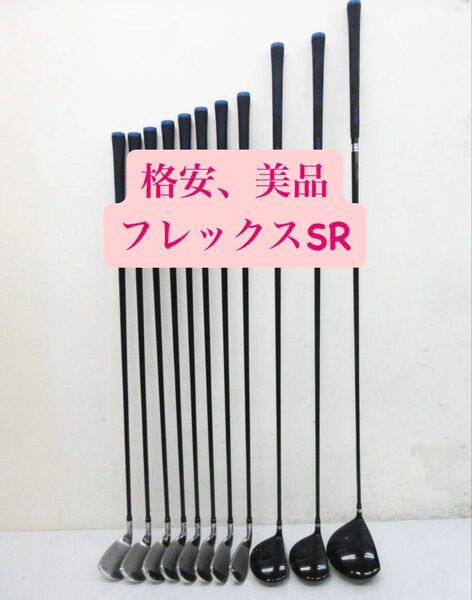 フレックスSR 11本セット ゴルフクラブ #A551LS