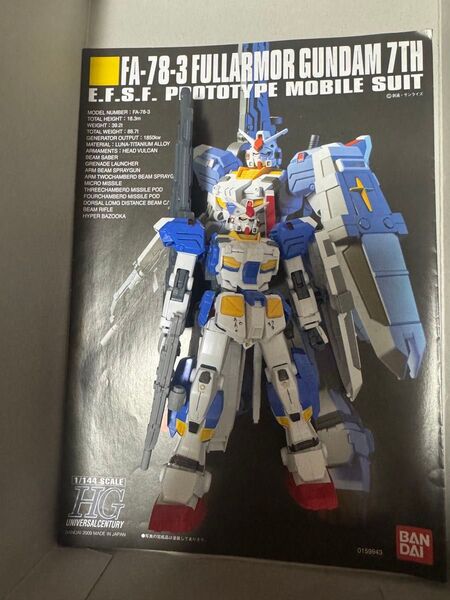 ジャンク ガンプラ HG フルアーマーガンダム7号機