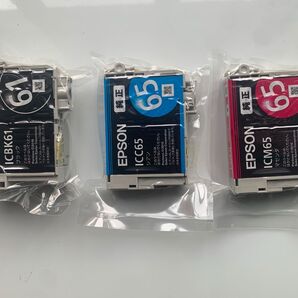 EPSON 純正インク 3個セット ICM65 ICC65 ICBK61