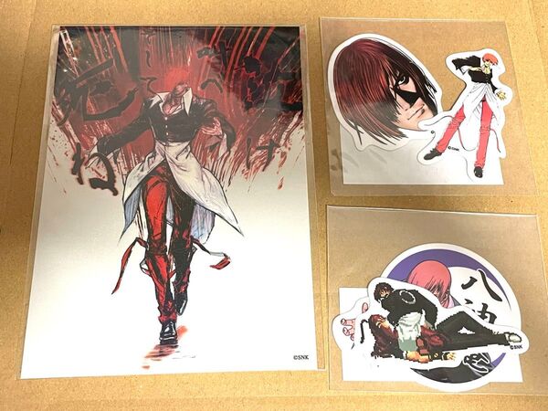 SNK THE KING OF FIGHTERS 八神庵展 八神庵 草薙京 ステッカー5枚セット KOF ヒロアキ 森気楼