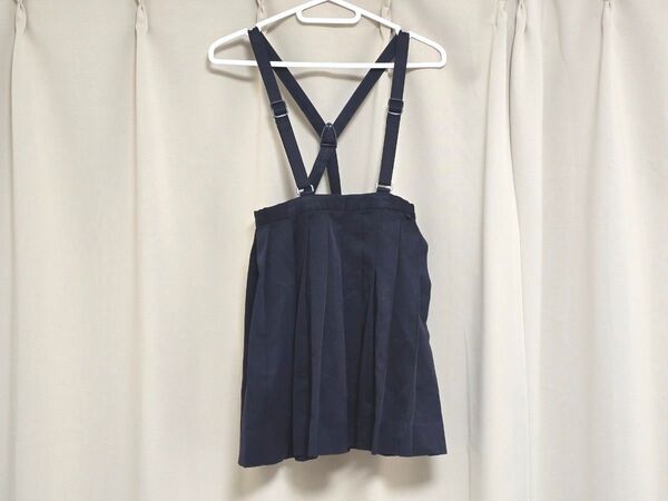 【美品】小学生制服スカート ジャンパースカート ウエスト63cm 丈38cm 130A