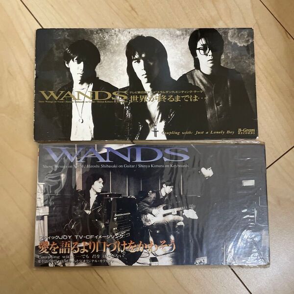 WANDS シングルCD 2枚セット 世界が終るまでは…/愛を語るより口づけをかわそう