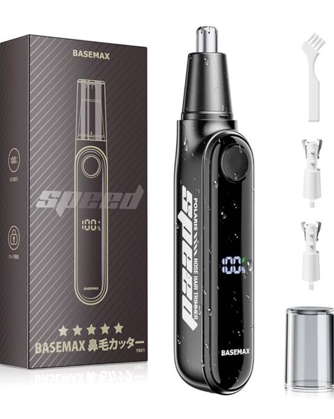鼻毛カッター LCD画面 Type-c充電式 鼻毛カッター メンズ 耳毛カッター