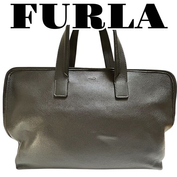 FURLAフルラ トートバッグ ブラック ビジネスバッグ 書類鞄