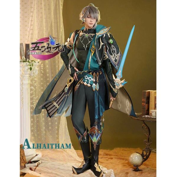 三分妄想 原神 アルハイゼン コスプレ衣装 Mサイズ