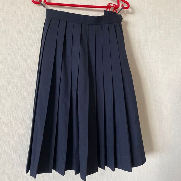 学生服 夏用 63ー57 女子 制服 プリーツ 紺 夏物