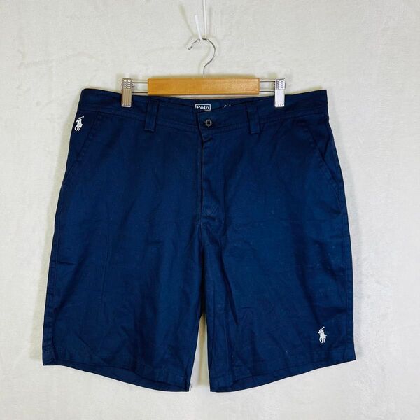 Polo Ralph Lauren ポロラルフローレン ビッグサイズ ハーフパンツ 2XL ポニー ショートパンツ ネイビー