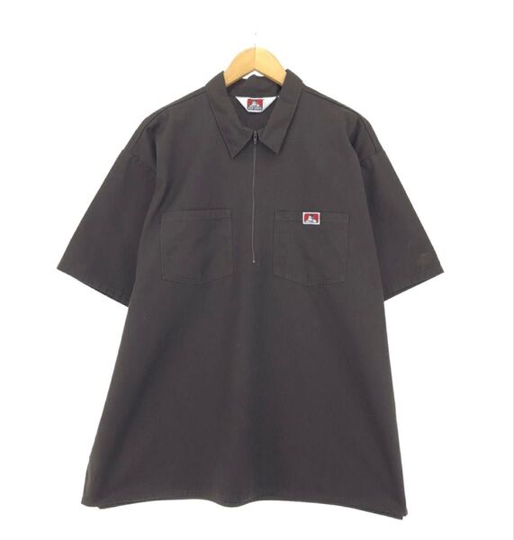 古着 BEN DAVIS/ベンデイビス 半袖 ワークシャツ XXL