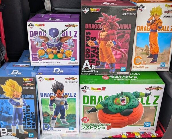一番くじ ドラゴンボール オムニバス CROSS フィギュア コンプリート A賞 B賞 C賞 D賞 E賞 ラストワン賞