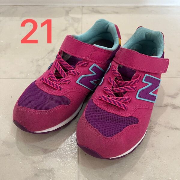 New Balance 996 スニーカー ピンク 紫 21cm 美品
