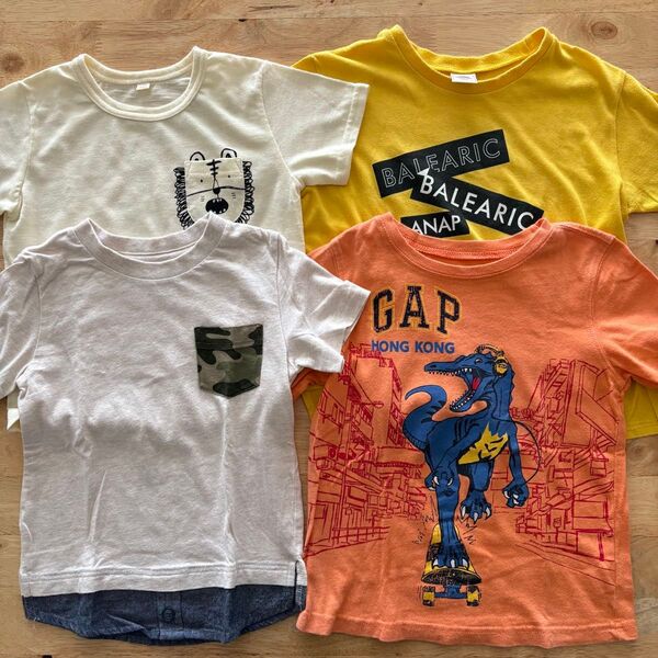 半袖 Tシャツ 4枚 100cm