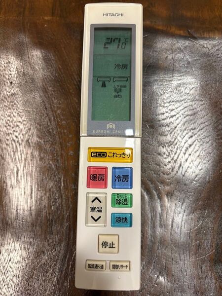 HITACHI エアコン用リモコンRAR-6J1 日立