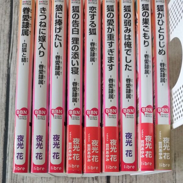 眷愛隷属シリーズ 夜光花 9冊セット