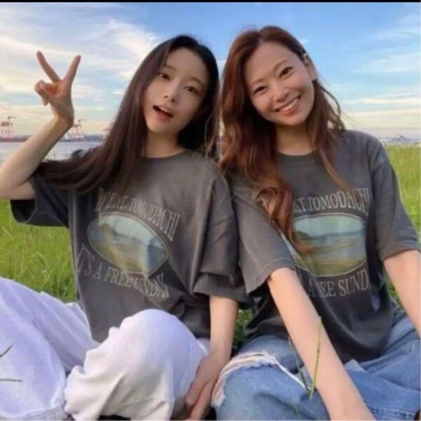 HW feat. TOMODACHI Tシャツ XL コンフォートカラーズ 重盛さとみ