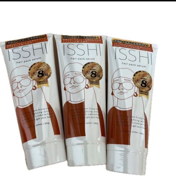 ISSHI ヘアパックセラム 180g 3本