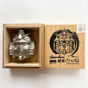 超レア ガンダム 錫製ぐい呑み シャア専用機 木箱入り 限定品 Gundam