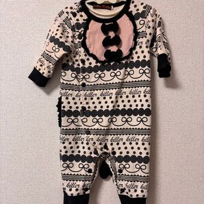 ベビー服 フリル 70 ロンパース