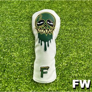 【新品】グリーンスライムモンスター FW用ヘッドカバー パンク グランジ ヒップホップ