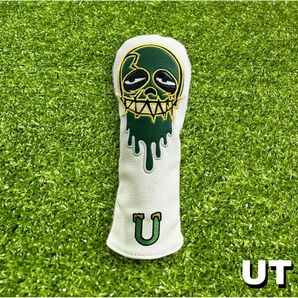 【新品】グリーンスライムモンスター UT用ヘッドカバー パンク グランジ ヒップホップ