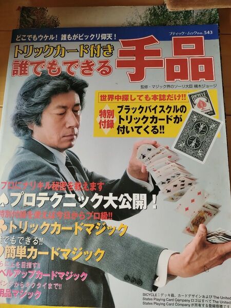 ブティックムックNo.543 手品 トリック カード付き 誰でもできる