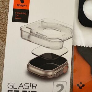 Apple Watch Ultra / 2専用 シュピゲン保護ガラス 9H硬度 一個セット