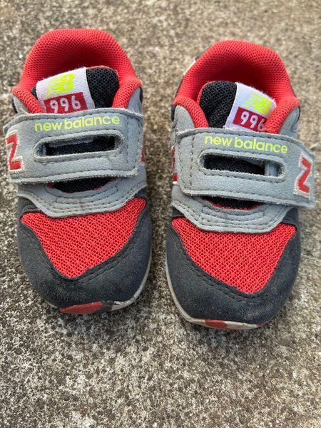 New Balance 996 レッド キッズシューズ 12.5cm スニーカー ニューバランス
