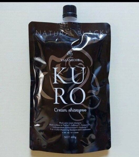 バランローズ KUROクリームシャンプー ナチュラルブラック 400g