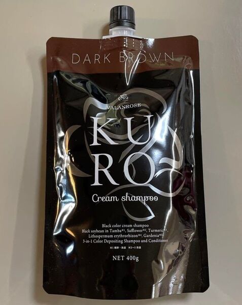 バランローズ KUROクリームシャンプー ダークブラウン 400g