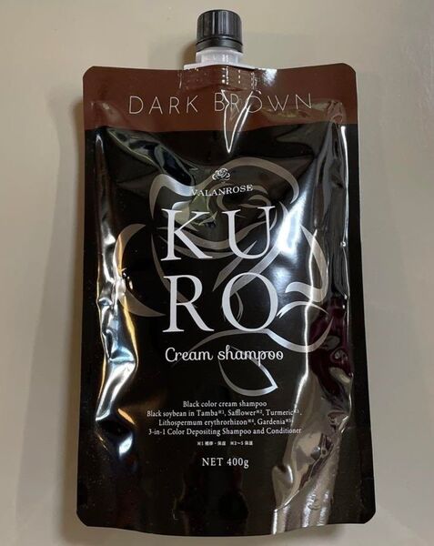 バランローズ KUROクリームシャンプー ダークブラウン 400g