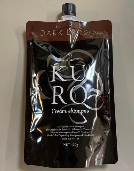 バランローズ KUROクリームシャンプー ダークブラウン 400g