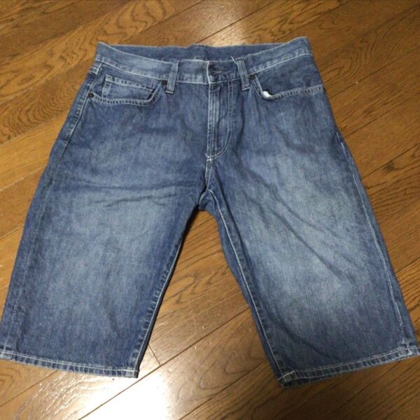 UNIQLO メンズ 半パンツ デニムパンツ ハーフパンツ ショートパンツ