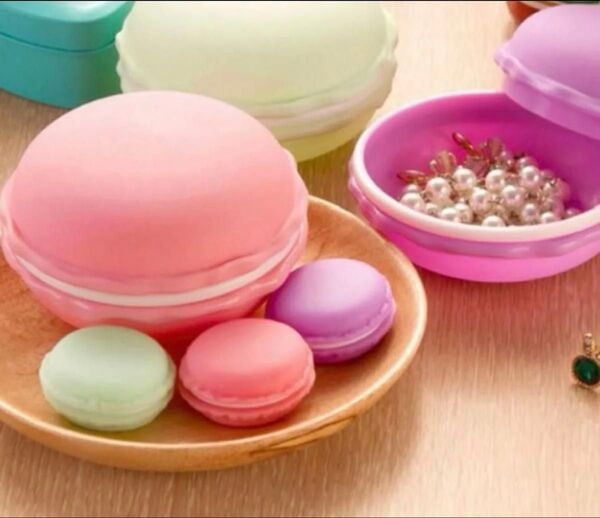 F. マカロン 6個セット ケース 小物入れ インテリア 雑貨 セット販売 飾り かわいい アクセサリー おもちゃ スイーツ