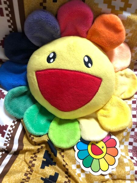 村上隆 くたくたお花 花 フラワー レインボー マスコット カイカイキキ flower