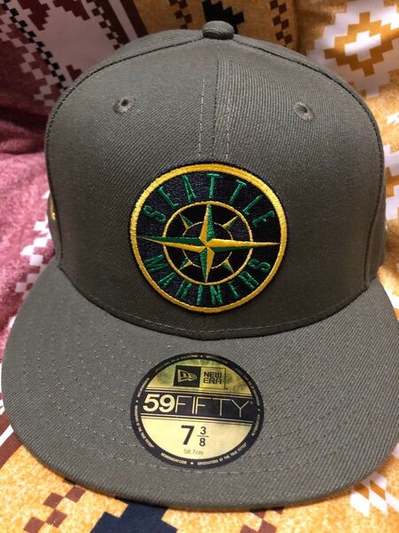 NEW ERA ニューエラ キャップ 帽子 59FIFTY シアトル マリナーズ 海外 別注 7 3/8