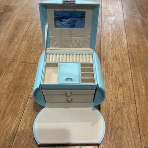 VIANDO アクセサリーボックス 水色新品 Vlando ジュエリーボックス