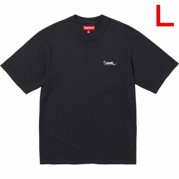 Lサイズ Supreme Washed Tag S/S Top Black Large シュプリーム 24SS 半袖 Tシャツ 黒