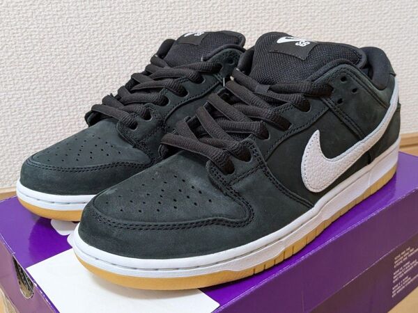 28cm Nike SB Dunk Low Pro Black/White Gum ナイキ ダンク ロー ブラック ホワイト ガム